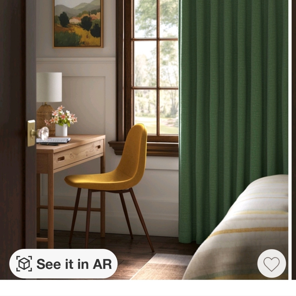 Threshold Green Curtains